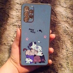 Blue cat phonecase